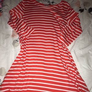 Knee length striped boutique dress